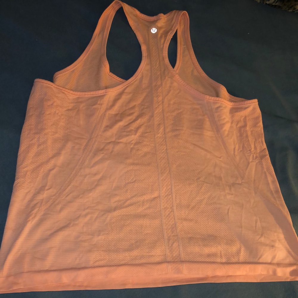 Lululemon run swiftly tank 12 orange
